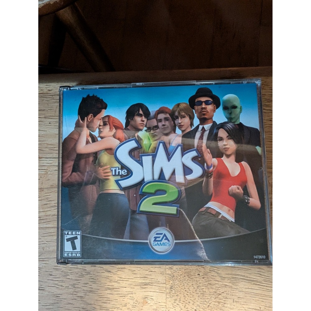 The Sims 2 PC Game 2004 EA Games 4-Disc Set Jewel Case Classic Life Sim
